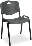 Fotele i krzesła biurowe - Szare krzesło konferencyjne F5-L70 - miniaturka - grafika 1