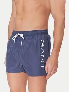 Gant Szorty kąpielowe 920006200 Granatowy Regular Fit - Kąpielówki męskie - miniaturka - grafika 1