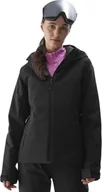 Kurtki narciarskie - 4f Kurtka narciarska damska 4F F572 czarna 4FWAW24TTJAF572 20S L - miniaturka - grafika 1