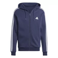 Bluzy męskie - adidas Męska bluza dresowa z kapturem, Atrament legendy, 3XL wysoki - miniaturka - grafika 1