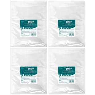 4x Mocne Worki do Pakowania Próżniowego Żywności PA/PE Sillar 50szt 20x25cm - Folia, papier śniadaniowy, serwetki - miniaturka - grafika 1