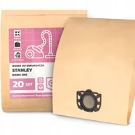 Worki do odkurzaczy - 20x Worek do Odkurzacza Stanley Boris 20G Papierowy Duży Torba Worki 2A-W - miniaturka - grafika 1