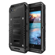 Etui i futerały do telefonów - Etui Cadorabo do Apple iPhone 8 w kolorze czarnym Wytrzymałe etui ochronne 360° na zewnątrz o dużej wytrzymałości - miniaturka - grafika 1