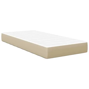 vidaXL Materac do łóżka z materacem Zielony 90 x 190 cm tkanina - Materace - miniaturka - grafika 1