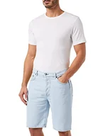 Spodenki damskie - Sisley Mens Bermuda 4P7YS900P szorty, jasnoniebieski denim 901, 31, Jasnoniebieski denim 901 - miniaturka - grafika 1