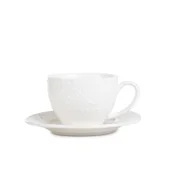 Filiżanki - Filiżanka SYLIA mała biała z ornamentem 0,09 l HOMLA - miniaturka - grafika 1