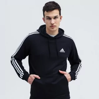 Bluzy męskie - ADIDAS BLUZA Z KAPTUREM M 3S FT HD - grafika 1