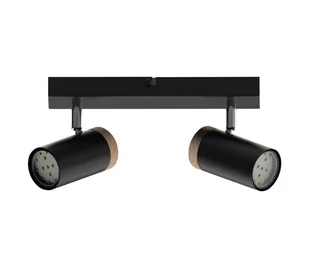 Oświetlenie punktowe LAGOS 2xGU10/15W/230V czarne/brązowe - Lampy sufitowe - miniaturka - grafika 1
