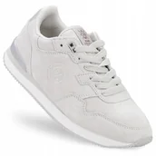 Sneakersy damskie - Buty sportowe damskie sneakersy szare niskie Cross Jeans II2R4029 41 - miniaturka - grafika 1