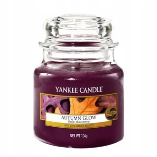 Świece - Yankee Candle Świeca Zapachowa Autumn Glow, Słoik Mały - grafika 1