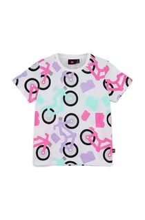 Koszulki dla chłopców - Lego t-shirt bawełniany dziecięcy kolor różowy wzorzysty - grafika 1