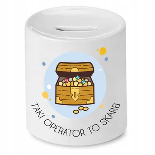 Dla Opiekuna Skarbonka na Urodziny na Prezent z Nadrukiem ze Zdjęciem + Opakowanie na prezent (wzór 01) - Skarbonki - miniaturka - grafika 1