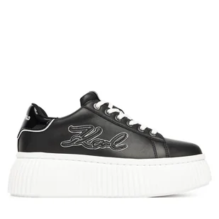 Sneakersy KARL LAGERFELD KL42311A Czarny - Sneakersy damskie - miniaturka - grafika 1