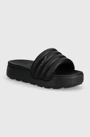 Klapki i japonki damskie - Puma klapki Karmen Slide Puffy damskie kolor czarny na platformie 395399 - miniaturka - grafika 1