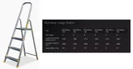 Drabiny - Bayersystem BS-DA4/125 Drabina Aluminiowa 4-STOPNI - miniaturka - grafika 1