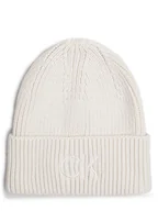 Czapki damskie - Calvin Klein - Czapka damska, beżowy - miniaturka - grafika 1