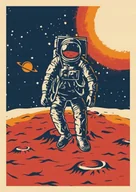 Puzzle - PUZZLE Space Adventure Kosmos A3 252 el z Nadrukiem + IMIĘ Pudełko - miniaturka - grafika 1