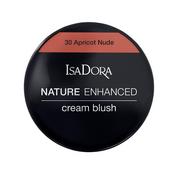 Róże do policzków - IsaDora Nature Enhanced Cream Blush róż do policzków 30 Apricot Nude 3g - miniaturka - grafika 1