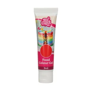Barwnik spożywczy FunCakes Food Colour Gel 30g Red- CZERWONY - Dodatki do ciast w proszku - miniaturka - grafika 1