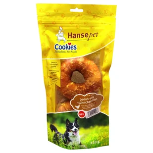 Hansepet Cookies, Donut z kurczakiem, 2 szt. - 220 g - Przysmaki dla psów Hansepet Cookies, Donut z kurczakiem, 2 szt. - 220 g - Przysmaki dla psów - miniaturka - grafika 2