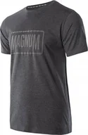 Koszulki męskie - Magnum KOSZULKA MAGNUM ESSENTIAL T-SHIRT 2.0 BLACK MELANGE S - miniaturka - grafika 1