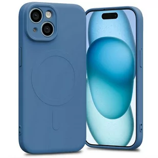 Mercury MagSafe Semi-Silicone iPhone 15 Plus / 14 Plus 6,7" niebieski /blue - Etui i futerały do telefonów - miniaturka - grafika 2