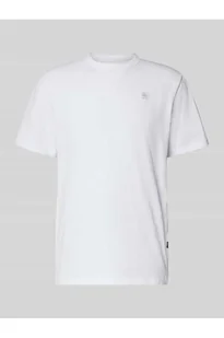 T-shirt z wyhaftowanym logo i okrągłym dekoltem - G-Star Raw - Koszulki męskie - miniaturka - grafika 1