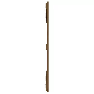 Wezgłowie łóżka, miodowy brąz, 147x3x90 cm, lite drewno sosnowe Lumarko! - Inne meble do sypialni - miniaturka - grafika 6