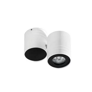 Azzardo LALO GM4101 WH/BK Oprawa sufitowa GU10 1X50W 267 / GM4101 WH/BK - Lampy sufitowe - miniaturka - grafika 1