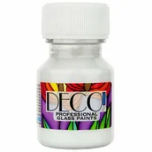 Farby i media malarskie - Farba Do Szkła Deco Nr 100 Biała 30 Ml - miniaturka - grafika 1