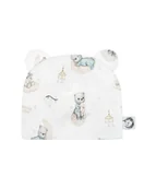 Czapeczki dla niemowląt - Bonjour Cherie Czapeczka niemowlęca bawełna organiczna Misie, Rozmiar: 50/56 - miniaturka - grafika 1