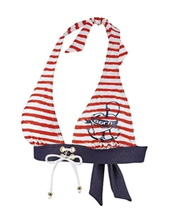 Beco damska górna część bikini Beco Top, C-cup Sailors Romance wielokolorowa czerwony/granatowy 42 - Koszulki i topy damskie - miniaturka - grafika 1