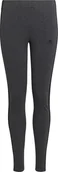 Legginsy - Adidas Legginsy adidas 3S Leg Jr HB7937 HB7937 szary 152 cm - miniaturka - grafika 1