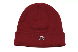 Czapka unisex Champion Beanie bordowa - Czapki damskie - miniaturka - grafika 1