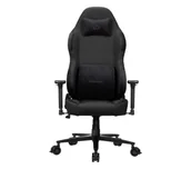 Fotele gamingowe - Ultradesk OVERLORD Gamingowy do 150kg Tkanina Czarny - miniaturka - grafika 1