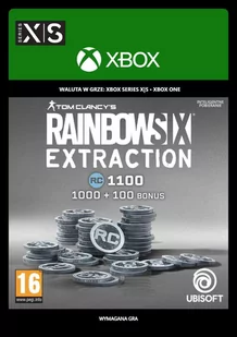 Microsoft Tom Clancys Rainbow Six Extraction 1100 kredytów REACT Xbox One Xbox Series X/S - Kody i doładowania cyfrowe - miniaturka - grafika 1