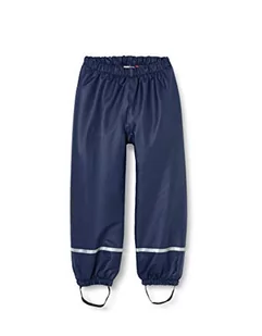 Lego Wear Lwpowai dziecięce spodnie przeciwdeszczowe z podszewką, uniseks, 590 Dark Navy, 104 - Spodnie i spodenki dla chłopców - miniaturka - grafika 1