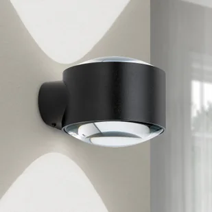 ORION Kinkiet zewnętrzny Tatra LED, czarny, Ø 10,2 cm, aluminium, góra/dół - Lampy ogrodowe - miniaturka - grafika 1