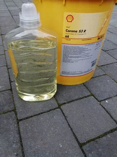 Shell Corena S3 R68 Olej sprężarkowy do sprężarek śrubowych sprężarki 1L - Płyny eksploatacyjne do aut - miniaturka - grafika 1