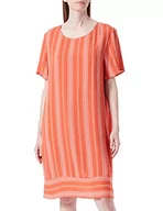 Sukienki - usha FESTIVAL Sukienka damska, ciemnopomarańczowa biała, M, Ciemnopomarańczowy, biały, M - miniaturka - grafika 1