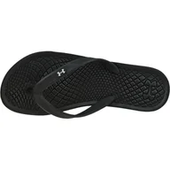 Klapki i japonki damskie - Klapki Under Armour W Atlantic Dune T W 3022716-002 czarne - miniaturka - grafika 1
