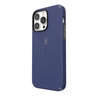 Etui i futerały do telefonów - Speck CandyShell Pro + MagSafe - Etui iPhone 14 Pro Max z powłoką MICROBAN (Prussian Blue / Cloudy Grey) - miniaturka - grafika 1