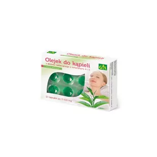 Gal olejek do kąpieli z drzewa herbacianego z witaminami A+ E x 12 kaps - Balsamy i kremy do ciała - miniaturka - grafika 1