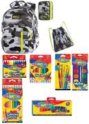 Zestawy szkolne - CoolPack - Plecak Camo Yellow Neon + piórnik+ worek+ wyprawka - miniaturka - grafika 1