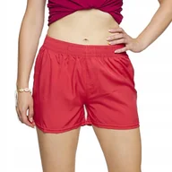 Spodenki damskie - SPODENKI DAMSKIE KRÓTKIE WYGODNE KIESZENIE SZORTY SPORTOWE MORAJ L PINK - miniaturka - grafika 1