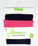 Majtki damskie - 2 PAK BAMBOO majtki dziecięce figi bambusowe rozmiar 134-140 (129 -134 cm) - miniaturka - grafika 1