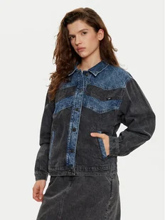 Mustang Kurtka jeansowa 1016012 Szary Loose Fit - Kurtki damskie - miniaturka - grafika 1