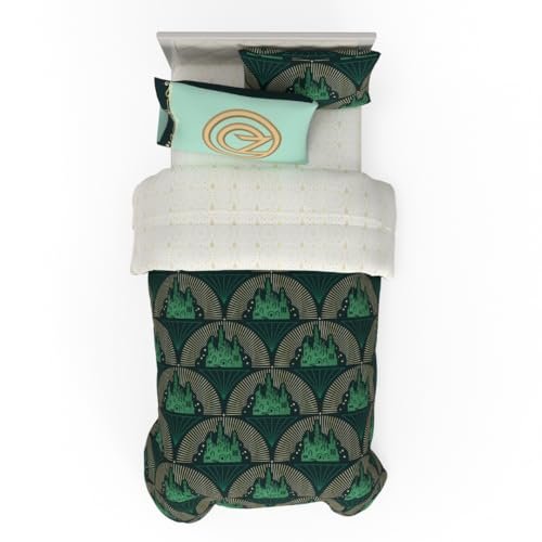 Franco Zestaw kołder i prześcieradeł, mikrofibra, Wicked-Welcome to Oz, 5-częściowy podwójny rozmiar