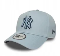 Czapki i chusty sportowe męskie - Czapka z daszkiem New Era New York Yankees 9FORTY niebieski r.uniwersalny - miniaturka - grafika 1