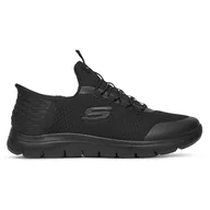 Buty dla chłopców - Skechers SUMMITS 403833L BBK Czarny - miniaturka - grafika 1